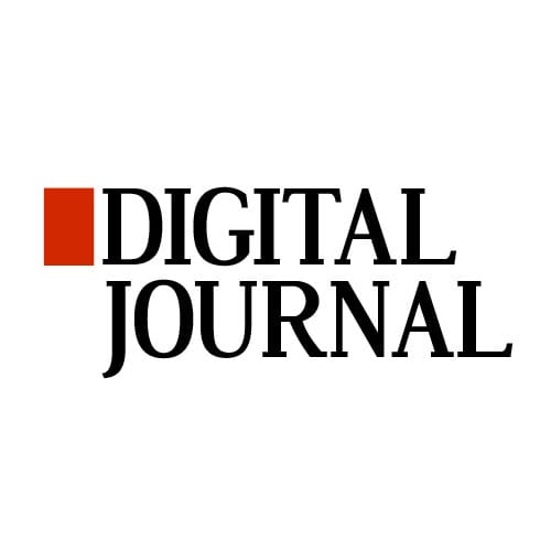 Digital Journal Logo Logo of Digital Journal with a red square and black text on a white background.